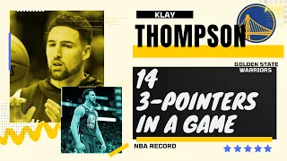 Klay Thompson Breaks The NBA RECORD With 14 3-Pointers | King of NBA
