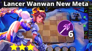 LANCER WANWAN AOE BASIC ATTACK NEW META MAGIC CHESS | MLBB MAGIC CHESS BEST SYNERGY COMBO TERKUAT