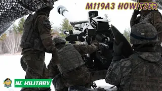 U.S. Army Training with M119A3 Howitzer