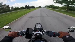 Why did the geese cross the road? • Triumph Speed Twin 900 • 4K POV