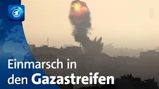 Israel verstärkt Angriffe im Gazastreifen