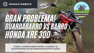 Honda XRE 300 - Mud and front fender - Big issue to be aware of - Uruguay by Motorcycle