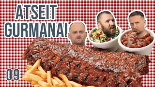 ATSEIT GURMANAI ft Mantas Katleris 09: (Skaičiuojam šonkaulius)