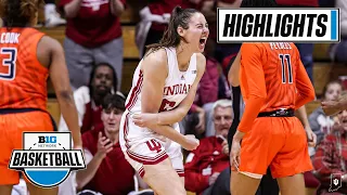 Illinois at Indiana | Highlights | Big Ten Women's Basketball | Dec. 4, 2022