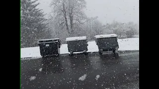 Huge snowflakes