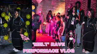 ‘MELT’ rave performance vlog | vivi video vixen