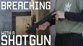 How to Breach a door with a shotgun | CQB shotgunning a door | Tactical Rifleman