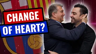 Did Xavi have a Change of Heart?