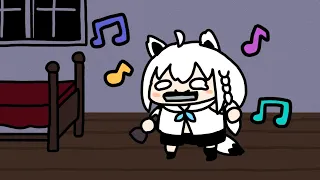 Fubuki play horror game with Harmonica【Hololive Animation｜Eng sub】