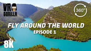 Fly Around the World in 360 - Episode 1 - 8K 360 Aerial VR Video (short)