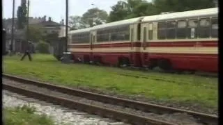 Papieski pociąg wąskotorowy z Wierzbinka do Gniezna w 1997 roku.