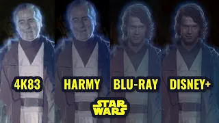 Despecialized vs 4K83 vs Disney+ vs Official Blu-Ray - RETURN OF THE JEDI - Star Wars Changes