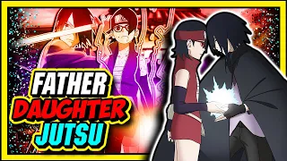 Sasuke & Sarada's NEW Father & Daughter Jutsu-The Lorentz Gun Unleashed!