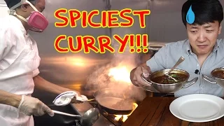 The SPICIEST Curry in The WORLD Challenge! Carolina Reapers!!