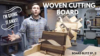 How to make a woven cutting board - John Barnes Board Blitz #2