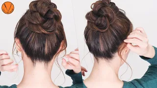 【老け見えないお団子】トップお団子の位置はこれ！簡単！超可愛いセルフヘアアレンジ仕方