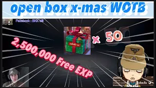 open box x-mas (Free exp 2,500,000) World of tank blitz