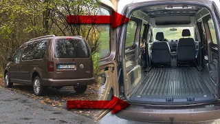 Stripping the Vans interior | VW Caddy Maxi MTB Camper Conversion PT. 1