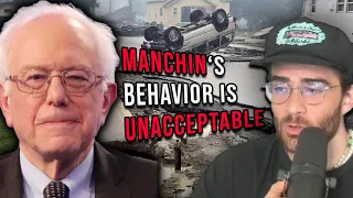 HasanAbi reacts to Bernie responding to Manchin on Dems $3.5T Bill on CNN