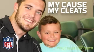 Derek Carr Supports Children's Health at Valley Children's Hospital | My Cause, My Cleats