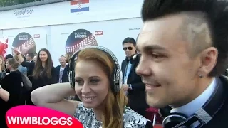 Eurovision 2015 red carpet: Maraaya (Slovenia 2015) interview | wiwibloggs