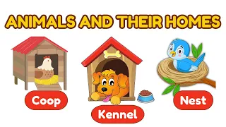 Animals and their homes | Homes of Animals | Animal shelter | #animalsandtheirhomes #animalhomes