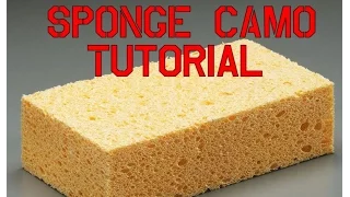 Sponge Camo Painting Tutorial How To