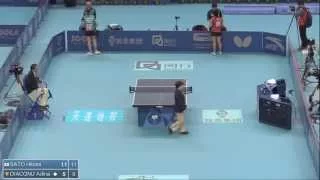 2014 WJTTC WS SATO Hitomi JPN vs DIACONU Adina ROU