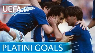 Michel Platini's nine goals for France at EURO 84