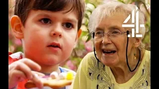 81 Year Old & 4 Year Old Form Most Adorable Bond | Old People's Home For 4 Year Olds