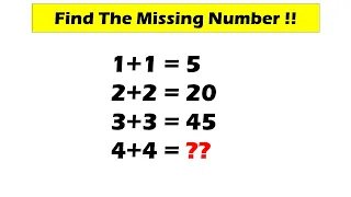 Find The Missing Number - Hard Math Puzzle || Maths Puzzle || Number Puzzle