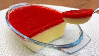 Homemade dessert in 5 minutes that I make every day! No baked goods or gelatin!