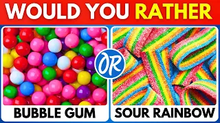 Would You Rather...? Sweet VS Sour JUNK FOOD Edition 🍭🍋