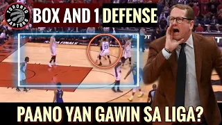 Toronto Raptors Box and 1 Zone Defense BREAKDOWN AND TUTORIAL! Ang depensang ginamit sa Warriors!