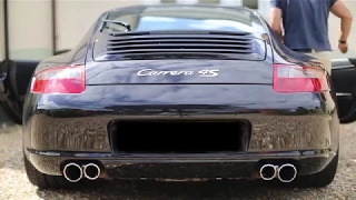 PORSCHE 911 Carrera 4S 3.8L 997 Sport Exhaust (PSE, Valvetronic) Sound Test, Engine Revving