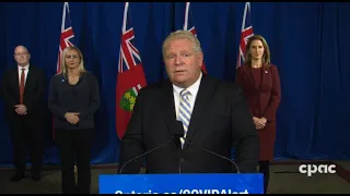 Ontario Premier on COVID-19 and recovery measures – October 22, 2020