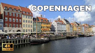 COPENHAGEN Denmark 4K Walking Tour 2022  - 4K 60fps