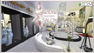 WEDDING DRESSES Shop Sims 4 Speed Build 💍👗 | NO CC | Sims 4 My Wedding Stories Game Pack 💓💞