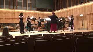 Bumblebee Fantasy - arr. Ann Cameron Pearce performed by Les Six Flute Ensemble