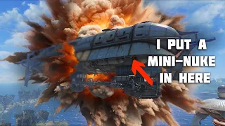 FALLOUT 4 BUT EVERY GUN SHOOTS MINI NUKES - INSTITUTE ENDING