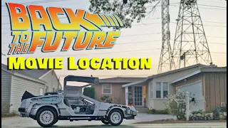 Back to the future filming location Marty Mc Fly house 35th anniversary Happy back to the future day