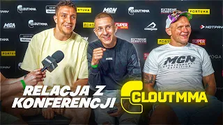 RELACJA Z I KONFERENCJI CLOUT MMA 5 (LIZAK, WAMPIR, AJ, MARCOŃ, FERRARI, ZAŁĘCKI, KWIECIŃSKI)