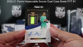 2020/21 Panini Impeccable Soccer Hobby Dual Case Break (6 Boxes) PYP/PYT #1