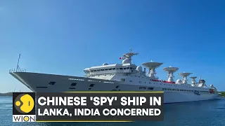 Chinese 'spy' ship docks at Sri Lanka's Hambantota port; New Delhi raise concerns | WION