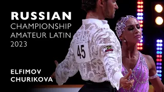 Elfimov - Churikova | RUMBA | amateur LATIN | Russian Championship 2023 - 4K