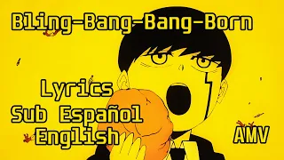 Bling-Bang-Bang-Born - Mashle OP2 | Lyrics Japonés (Romaji) & Sub Español e Inglés HD 「AMV」