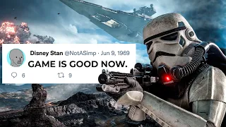 I tried ‘Battlefront 2' again and it’s actually really good…