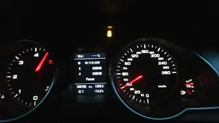 Audi a5  2.7 tdi 0-100 km 190hp accelaration multitronic