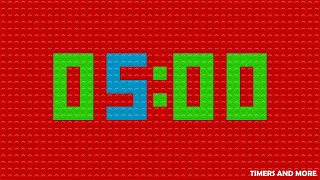 5 Minute Lego Inspired Countdown Timer