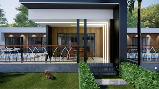 Modern House Design With 3 Bedrooms | Small House | 12x13 meters 132 sqm Bedroom Design Big Comfort